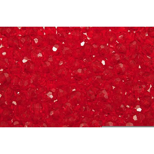 Faceted Round Transparent Bead 8mm 900/pk