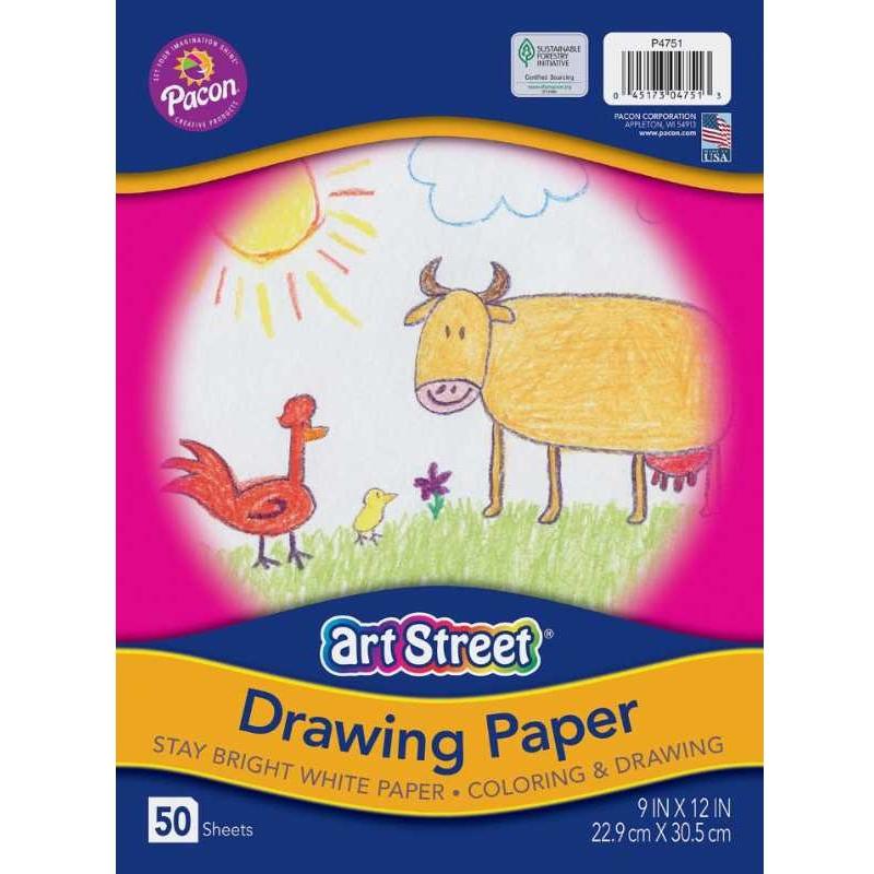 Drawing Paper 9x12 50 Sheets