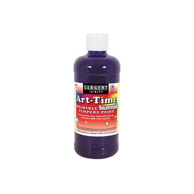 Washable Temepra Paint Glitter 16oz (Glitter Yellow)