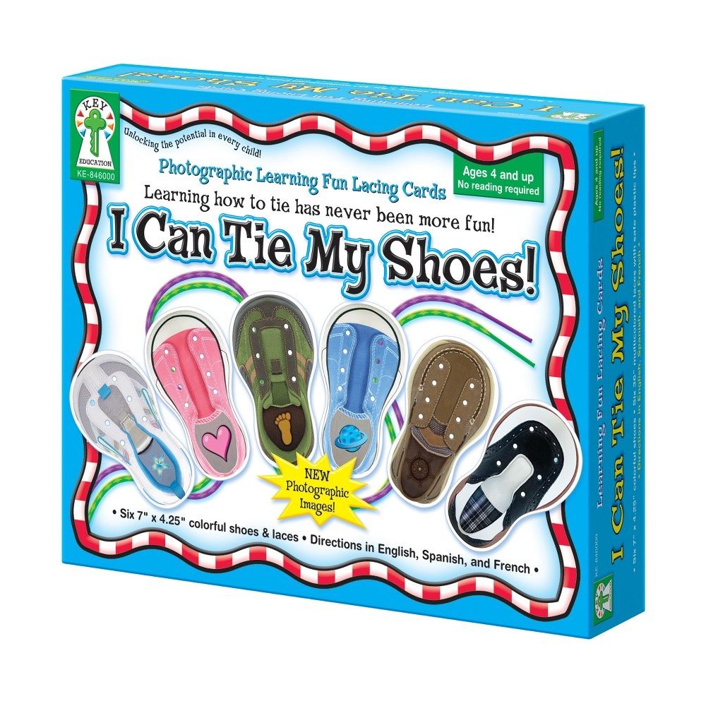 I Can Tie My Shoes Lacing Cards