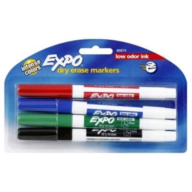 Expo Dry Erase Marker Fine (Black, 12/pk)