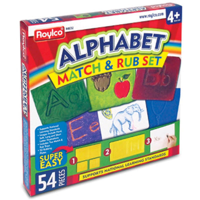 Alphabet Match & Rub Set