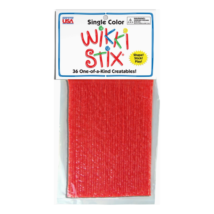 Wikki Stix Single Color Pack Orange 6" 36/pk