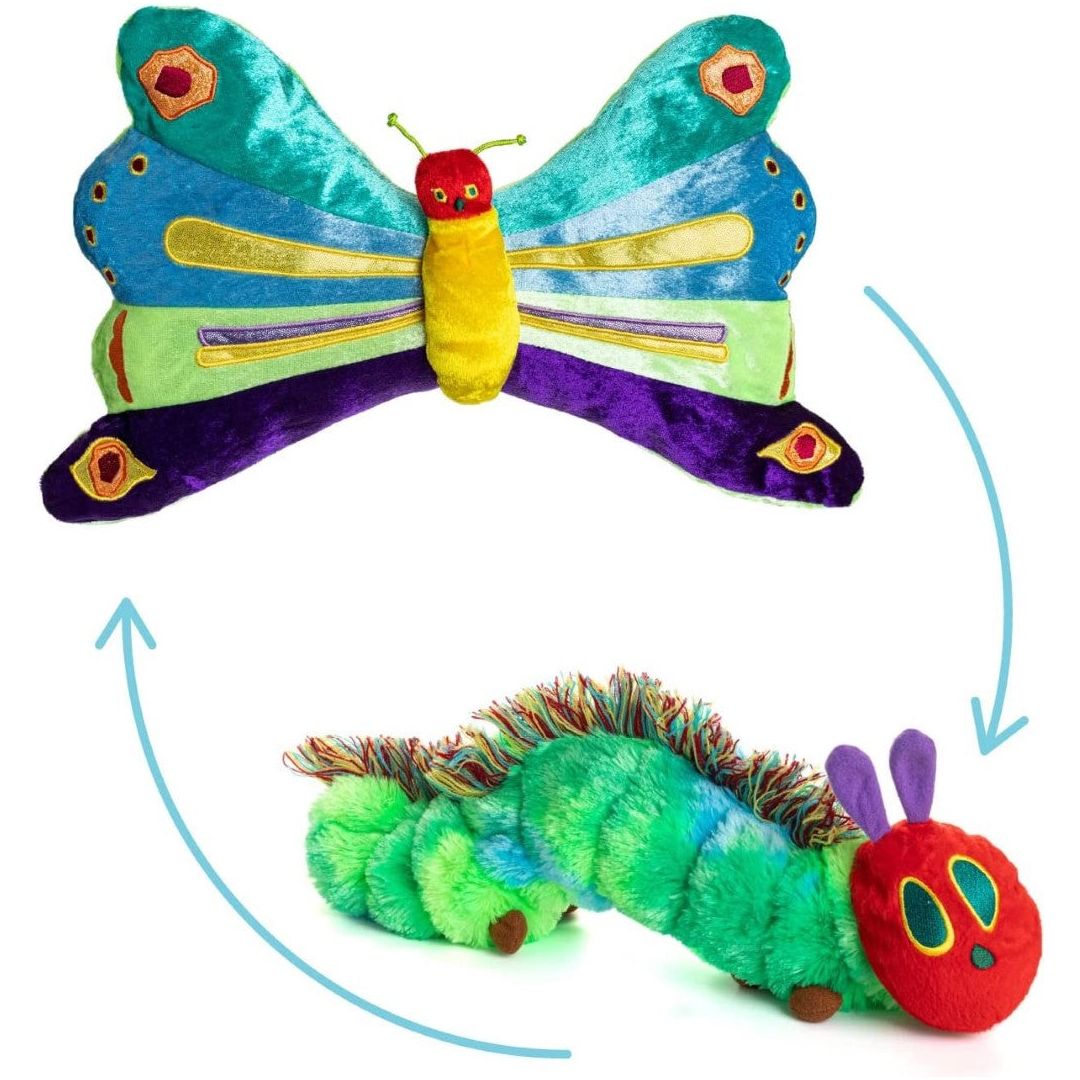 The Very Hungry Caterpillar Reversible Caterpillar and Butterfly Plush