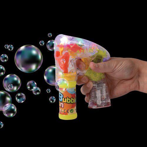 Flashing Bubble Gun 5.5" 1/pc