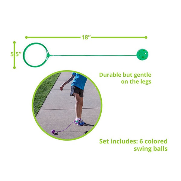 Swing ball set, Assorted 6/pk