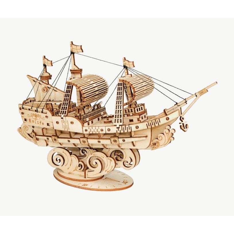 3D Wooden Puzzle Sailing Ship