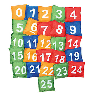 Number Bean Bags 26/bg