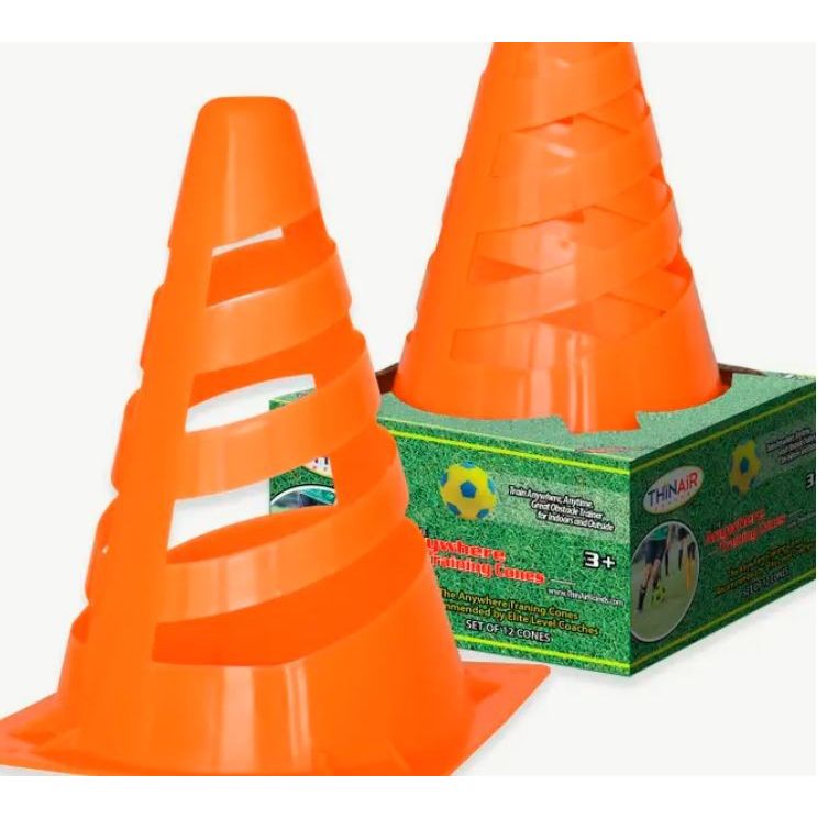 Training Cones Set Of 12 7"