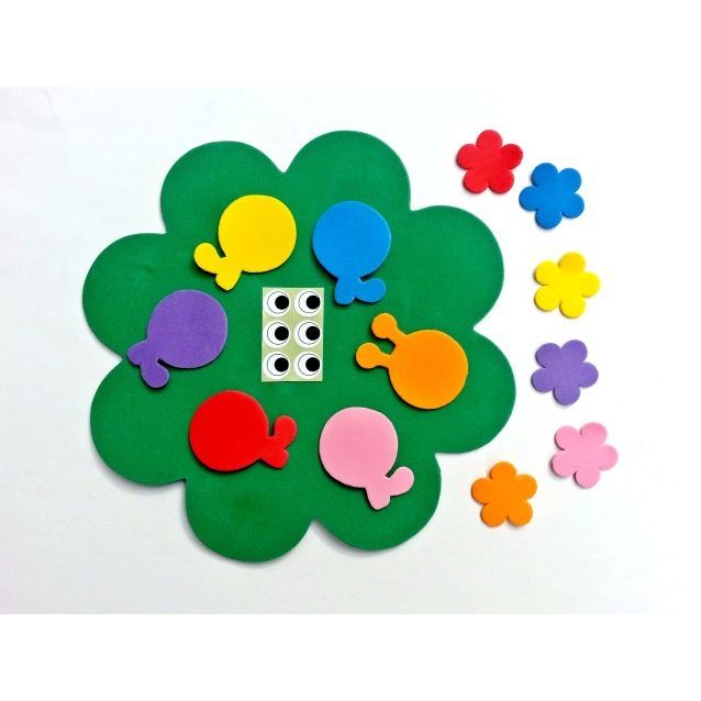 Foam Caterpiller Flower Kit 7 3/4" 10 Sets (limited stock) (Discontinued)