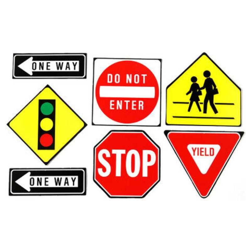 Traffic Symbols 2-Sided Deco Kit 1pk