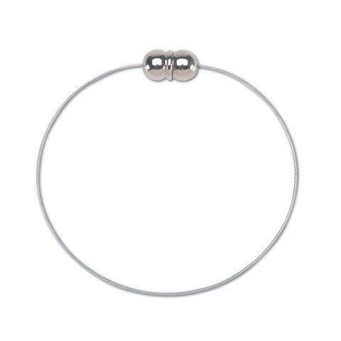 Add-A-Bead Bracelet with Magnetic Clasp - Nickel (closeout)