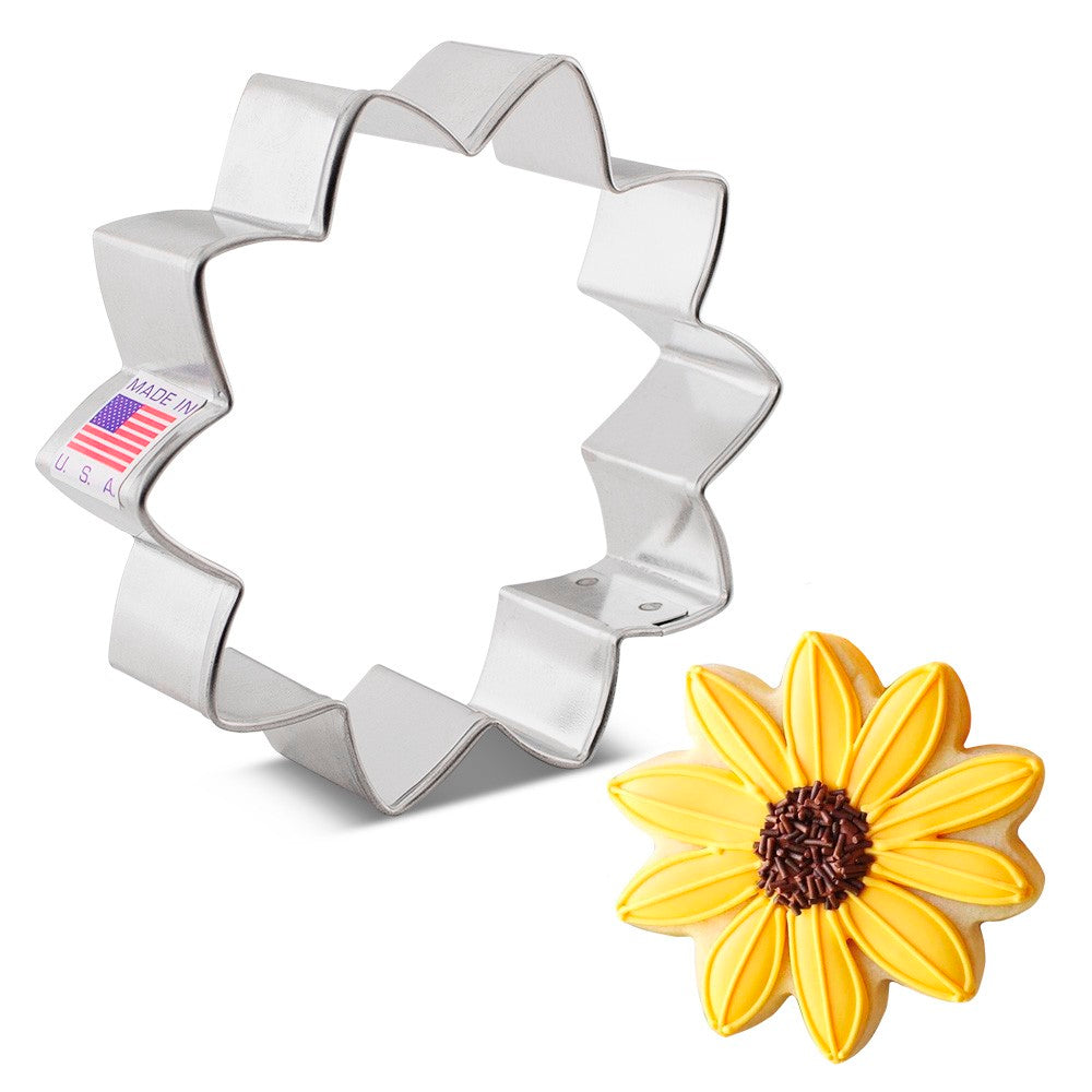 Sunflower Cookie cutter 3.5"