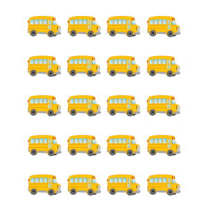 School Bus Stickers 1" 120/pk