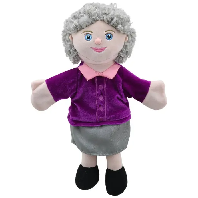 Grandma Hand Puppet 1/pc