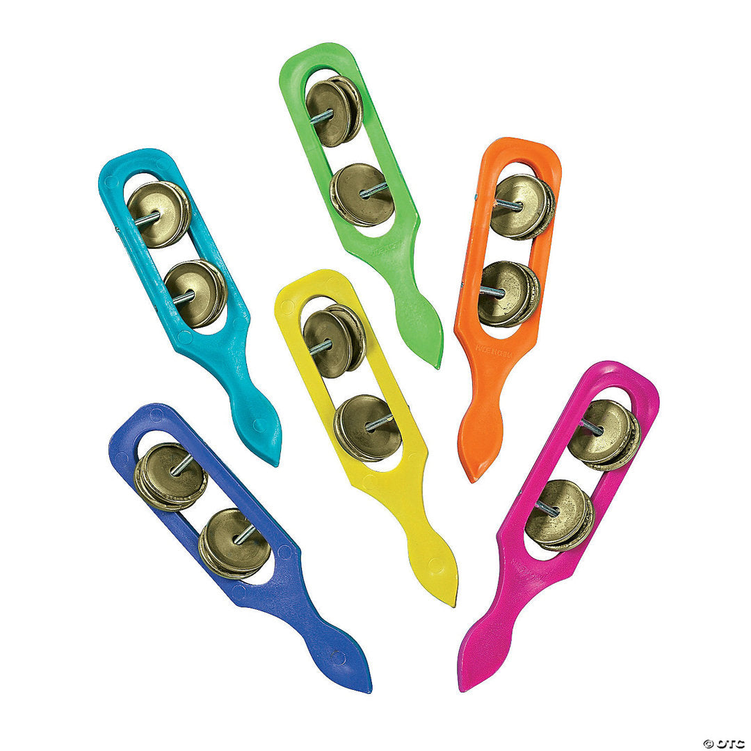 Mini Plastic Handled Cymbals 5" - 12 pc.