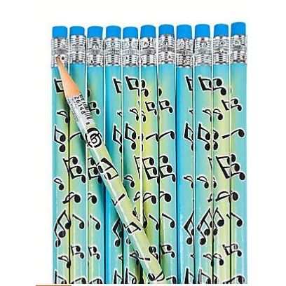 Musical notes pencil 24pcs