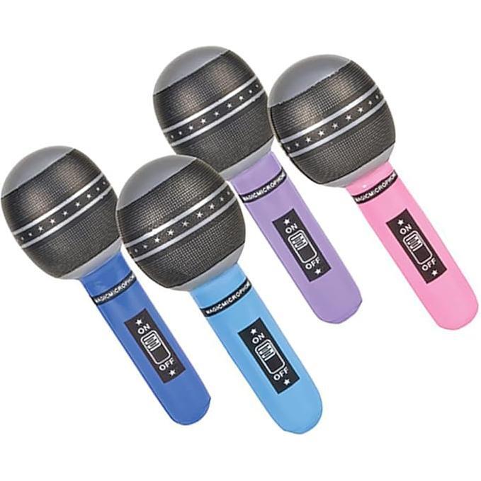 Inflatable Microphone 10.5" 12/pk