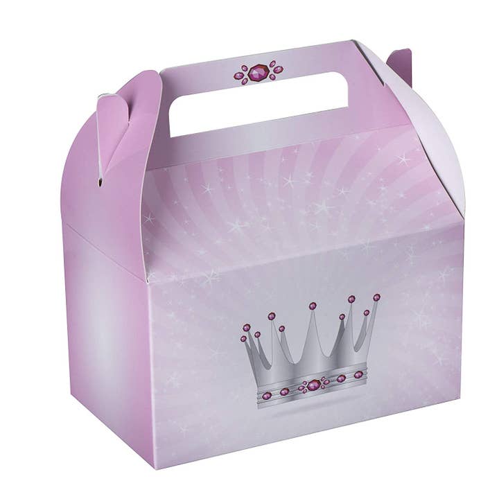 Paper Treat Boxes Princess 6.25" X 3.75" X 3.5" 10/pk