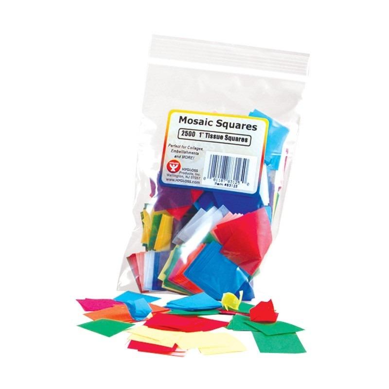 Mosaic Tissue Squares, 1" (500/pk)