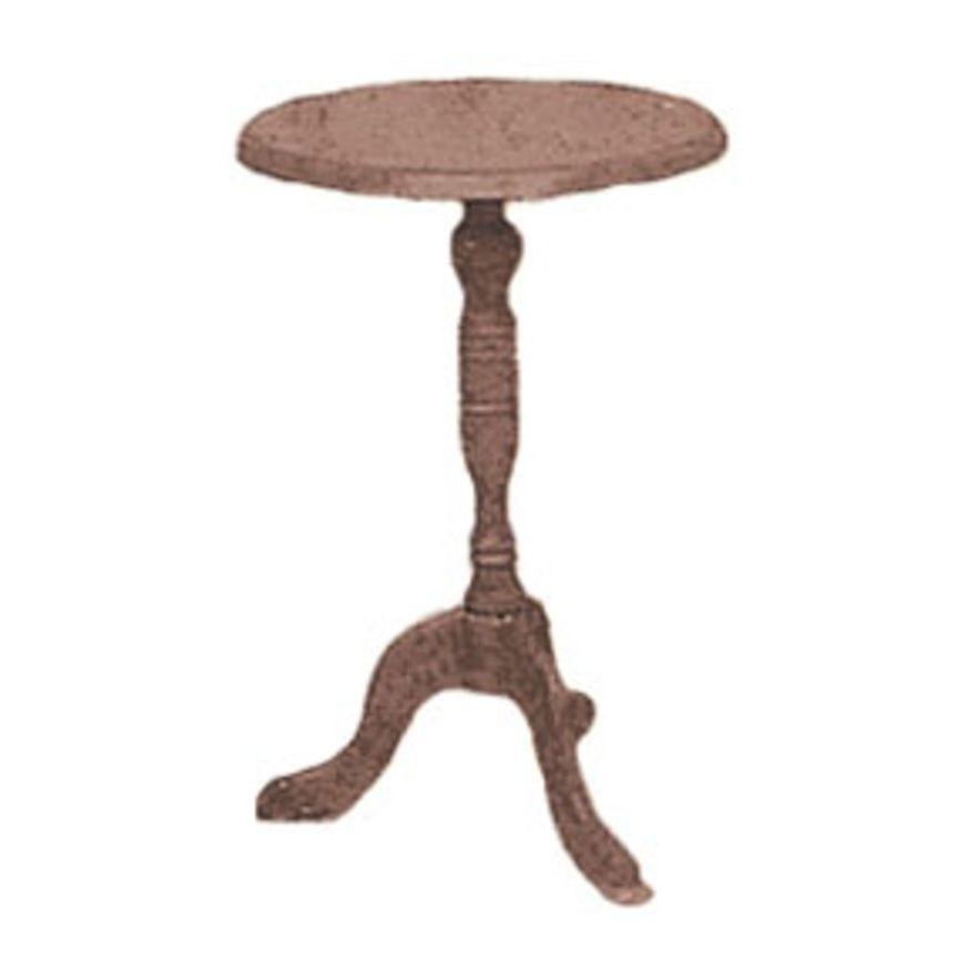 Candlestick table Brown miniature