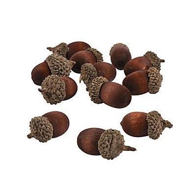 Artificial Acorns 1" 24/pc