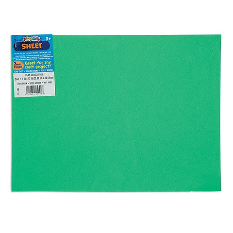 Foam Sheets (Brown, 9" x 12")