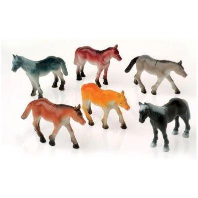Jumbo Horse Toy Animals 12/pk