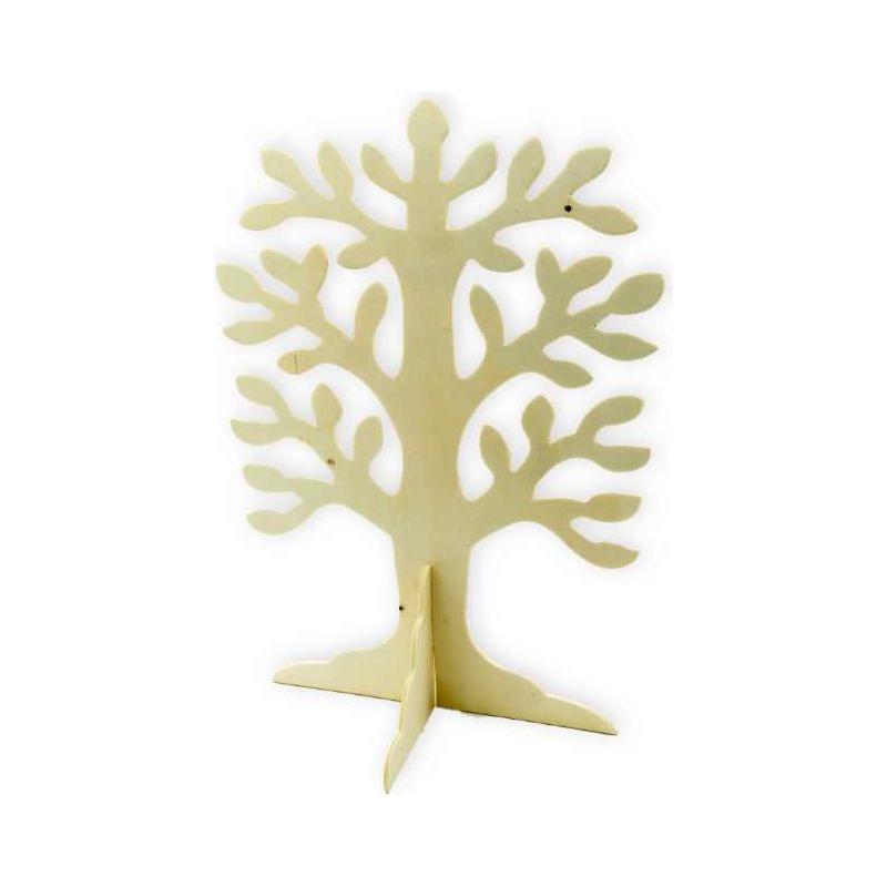 Natural Wood 3-D Tree Crafts Cutout 12" (discontinued)