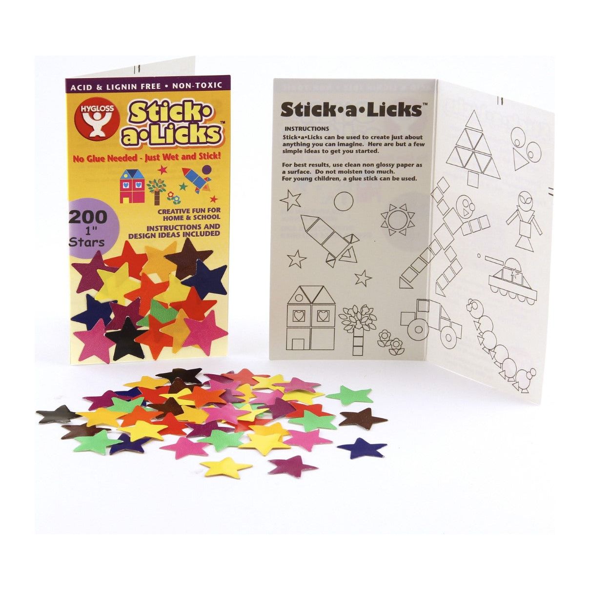 Stick-A-Licks Stars (1", 2000/pk)