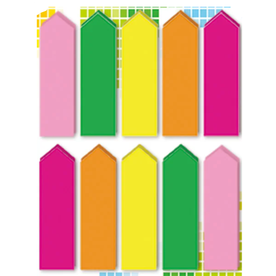 Arrow Neon Sticky Notes 250ct