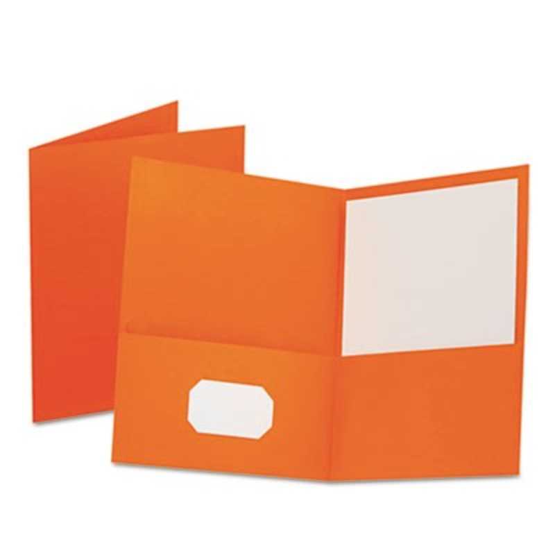 Two Pocket Paper Folders (Assorted, 100 Pack)
