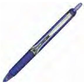 Precise V7 Retractable Fine Pen Blue 12/pk