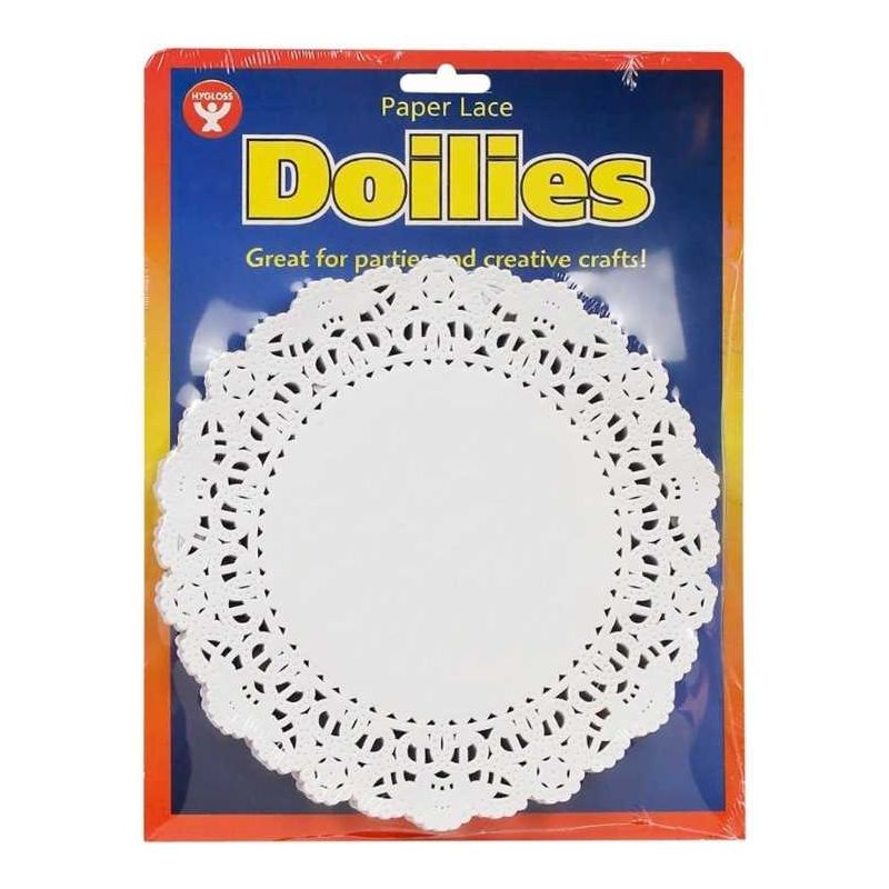 Round Paper Lace Doilies (White, 6", 36 Pack)