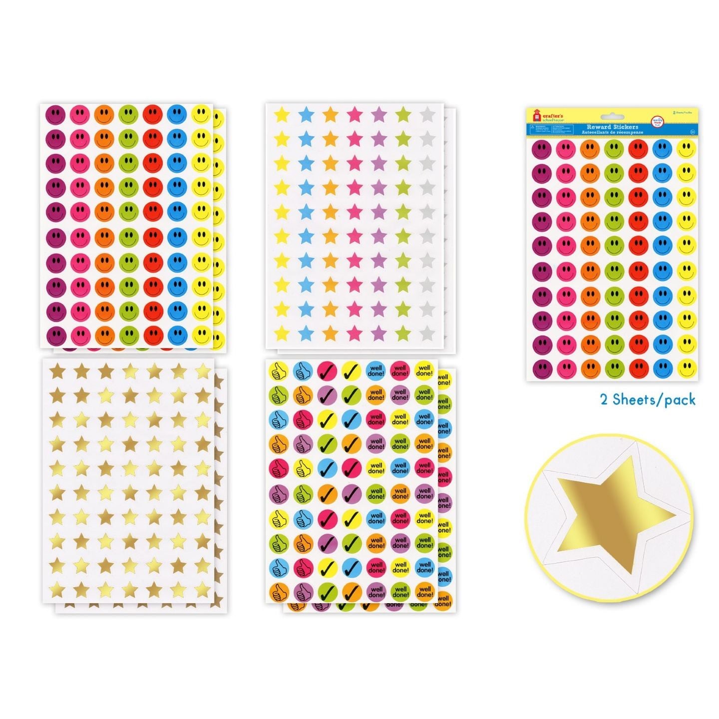 Reward Stickers 4 Styles (Discontinued)