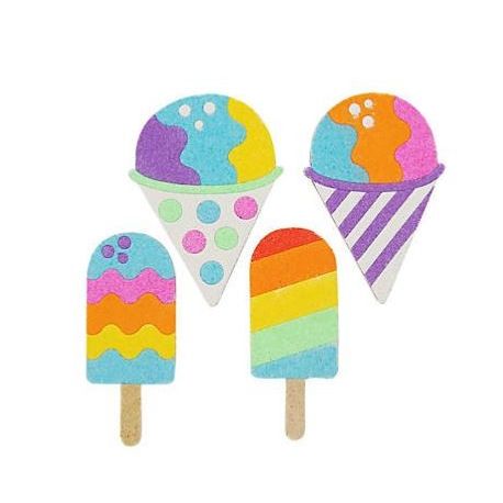 Summer Treats ice pops Sand Art Sets 24/pk
