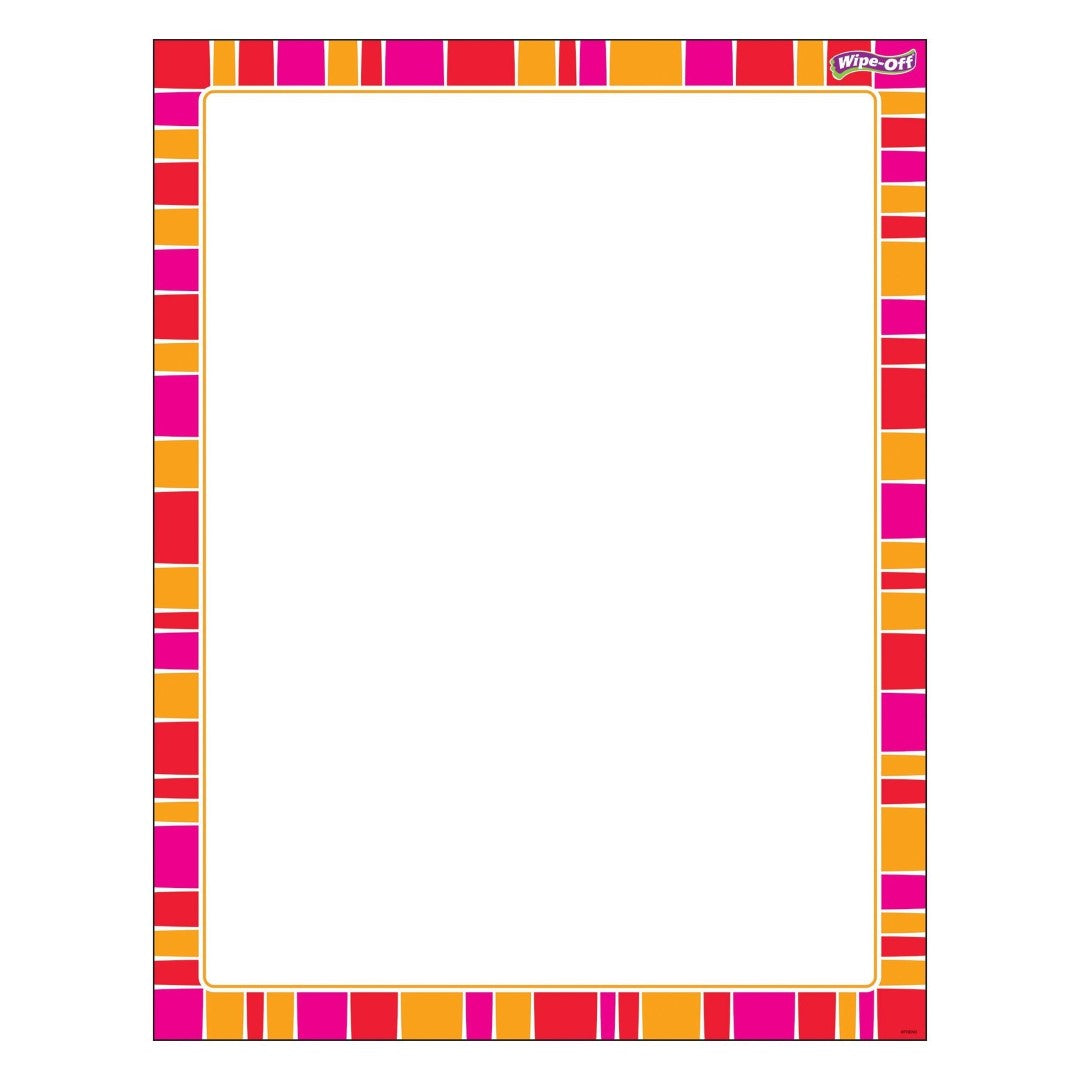 Stripe-tacular Snazzy Red Chart 17" x 22" 1/pk (Discontinued)