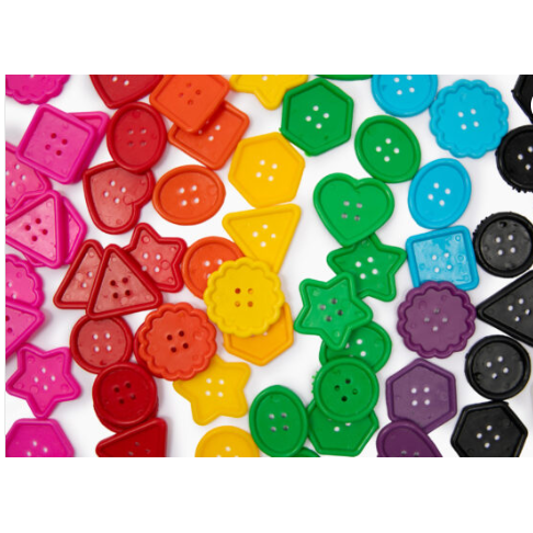 Really Big Buttons sized 2” x 2” 30/pkg
