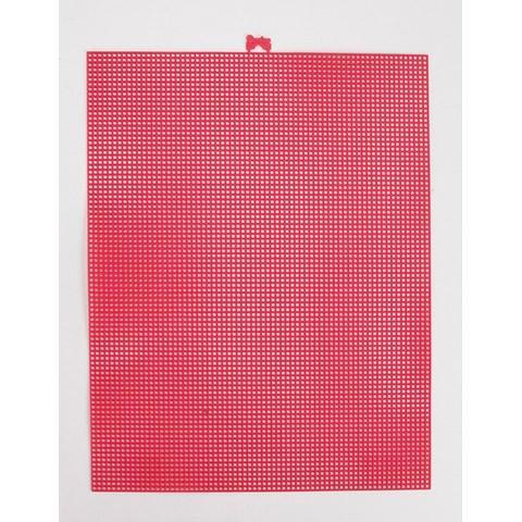 #7 Mesh Pl. Canvas Raspberry 10.5 x 13.5"