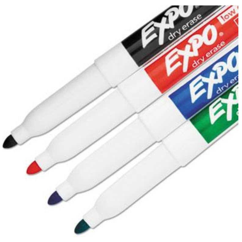 Expo Dry Erase Marker Fine (Black, 12/pk)