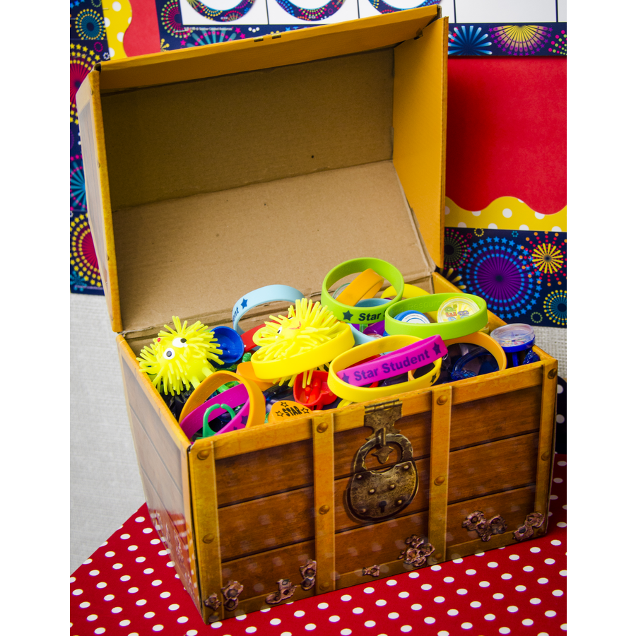 Treasure chest 9 1/2" x 8" x 8 1/2" 1pk