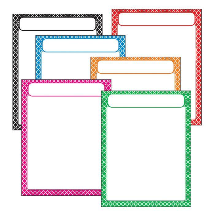 Moroccan Learning Charts Combo Pack 17" x 22" 6/pk (discontinued)