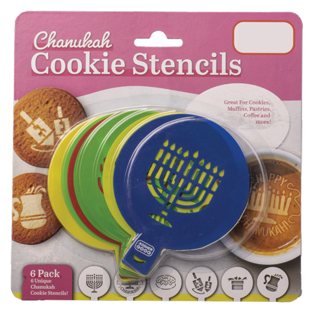 Chanukah Cookie Stencils