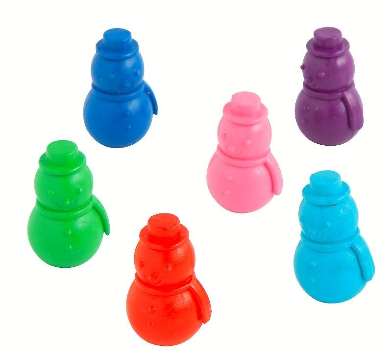 Snowman Shaped Crayons 24/pk (Discontinued)