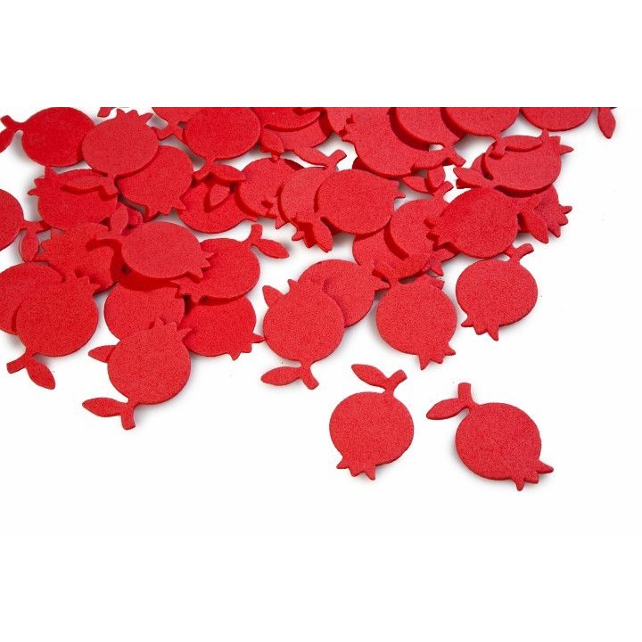 Pomegranate Foam Cutouts 1 1/2" x 1" 100/pk