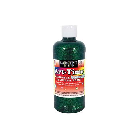 Washable Temepra Paint Glitter 16oz (Glitter Yellow)