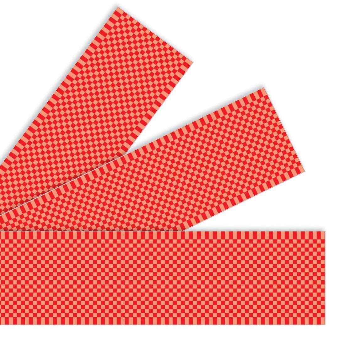 Red Checkerboard Borders 2 3/4in x 35ft 12/pk(Discontinued)