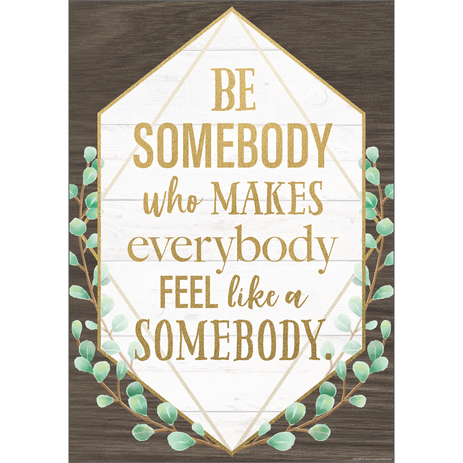 Be Somebody Who... Poster