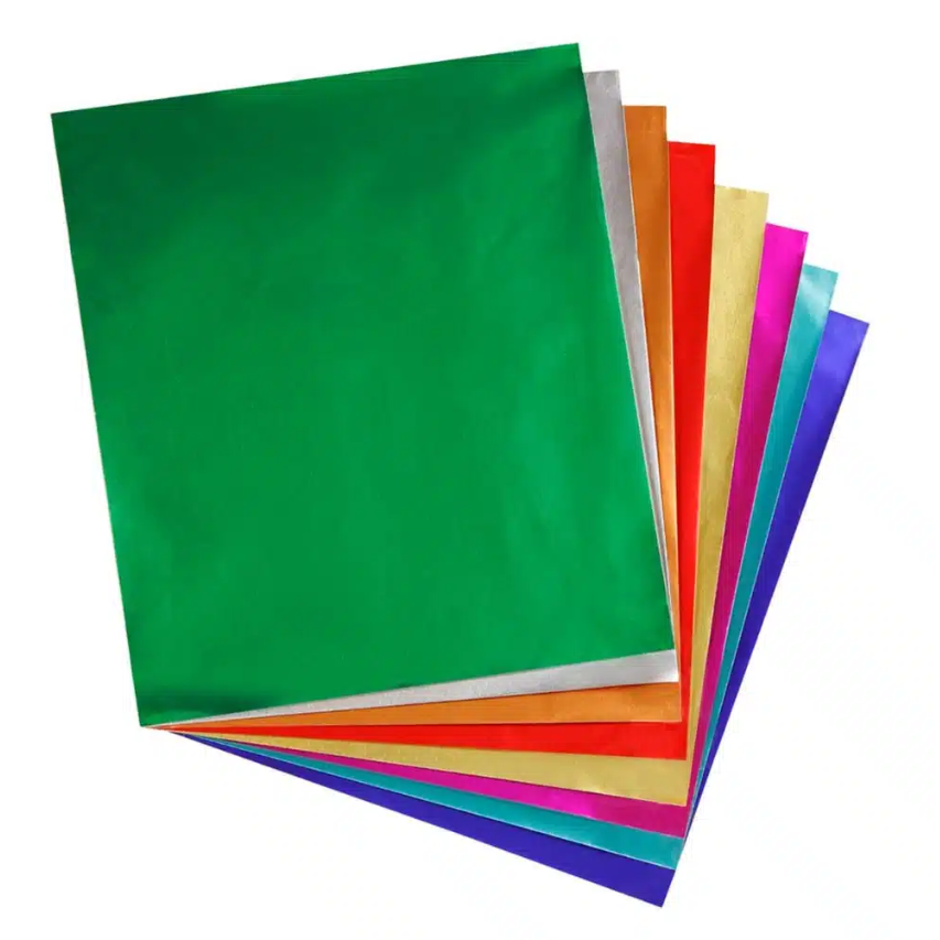 Metallic Foil Paper 8.5" x 11" assorted 16/pk