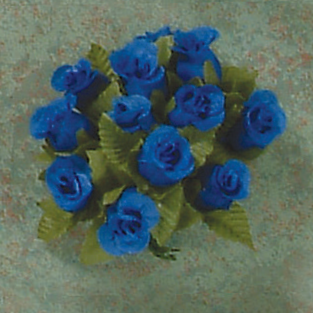 Poly Rose Royal Blue color, 1/2" 144/pk